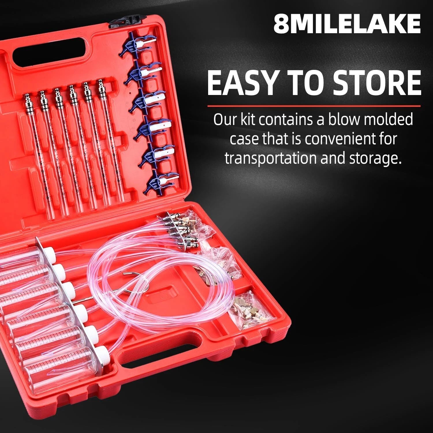 6 Cylinder Diesel Injector Tester Common Rail Adaptor Tool Kit