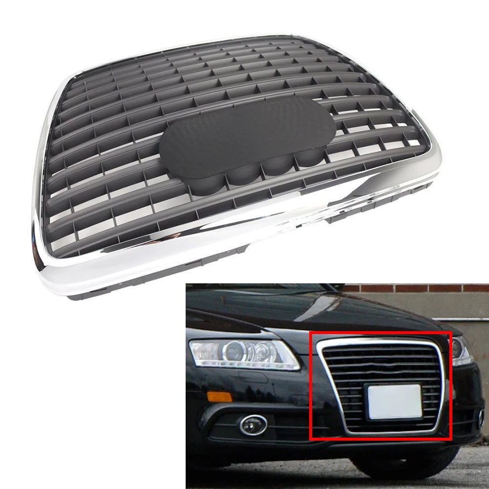 Front Hood Bumper Grille for Audi A6 C6 S6 (2008–2011)