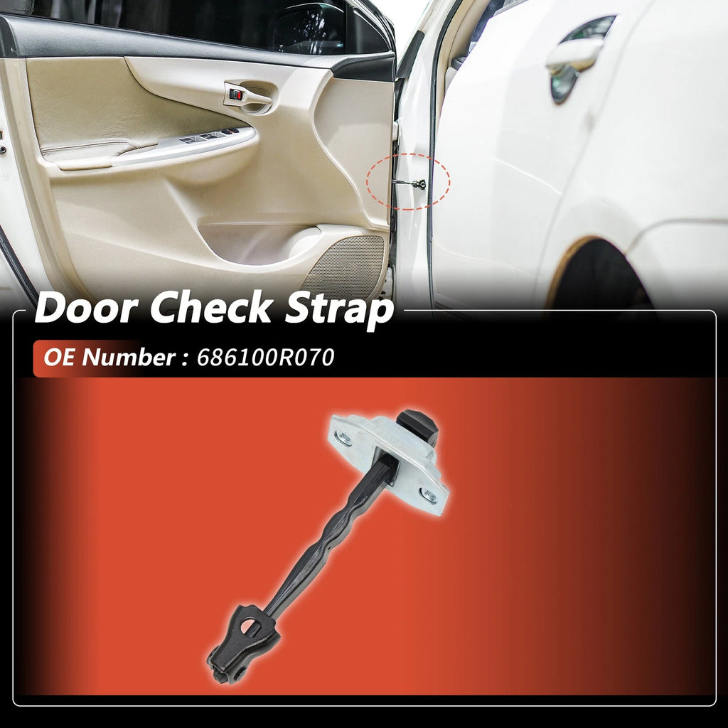 Door Check Strap Front Left or Front Right OEM Replacement for Toyota RAV4 (2020–2022)