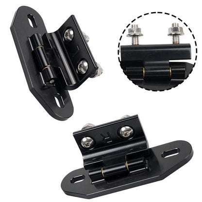 2X Black Aluminum Hatch Hinges for Camaro (1982–1992)