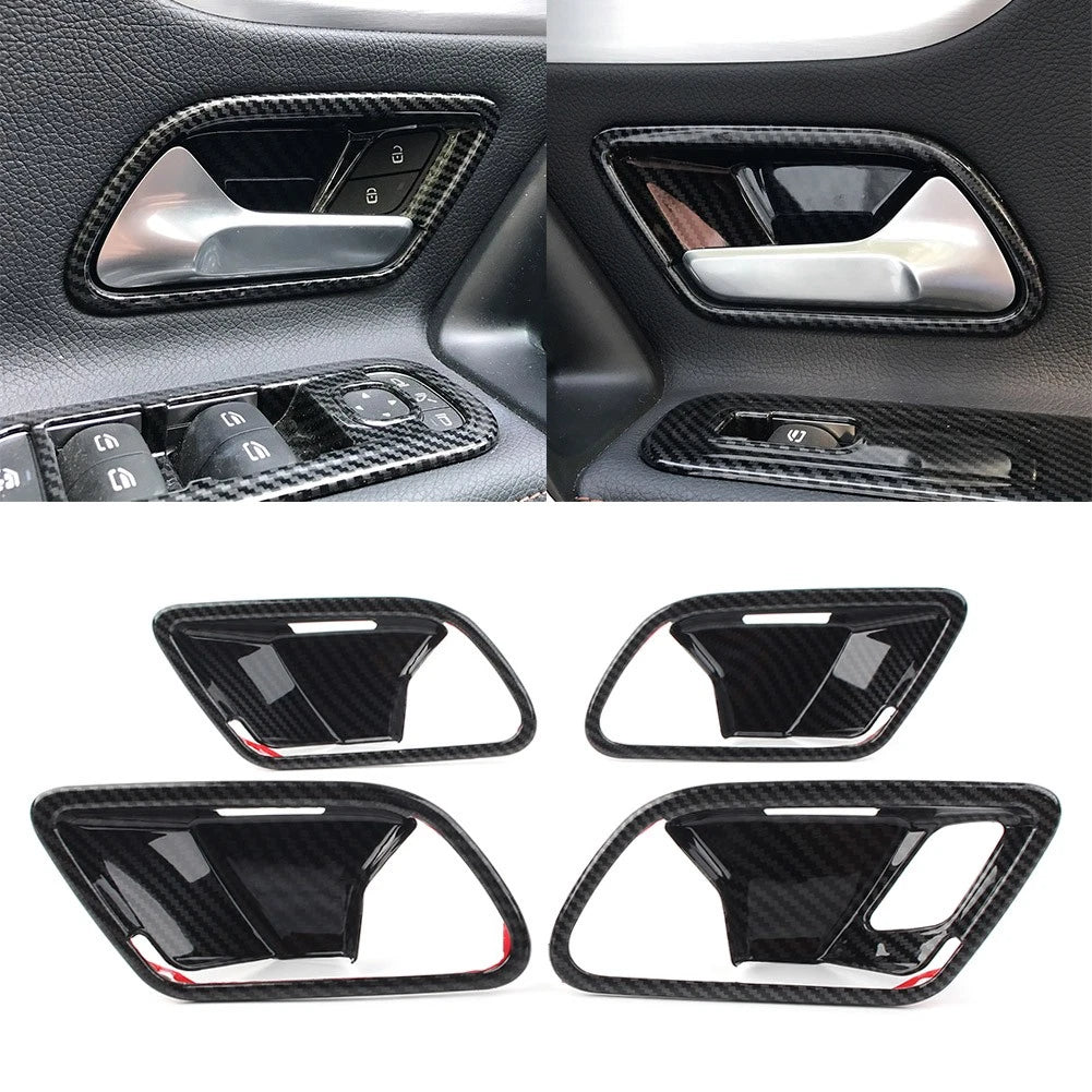 Inner Handle Bowl Covers for Mercedes-Benz A-Class W177 (LHD, Carbon Fiber)