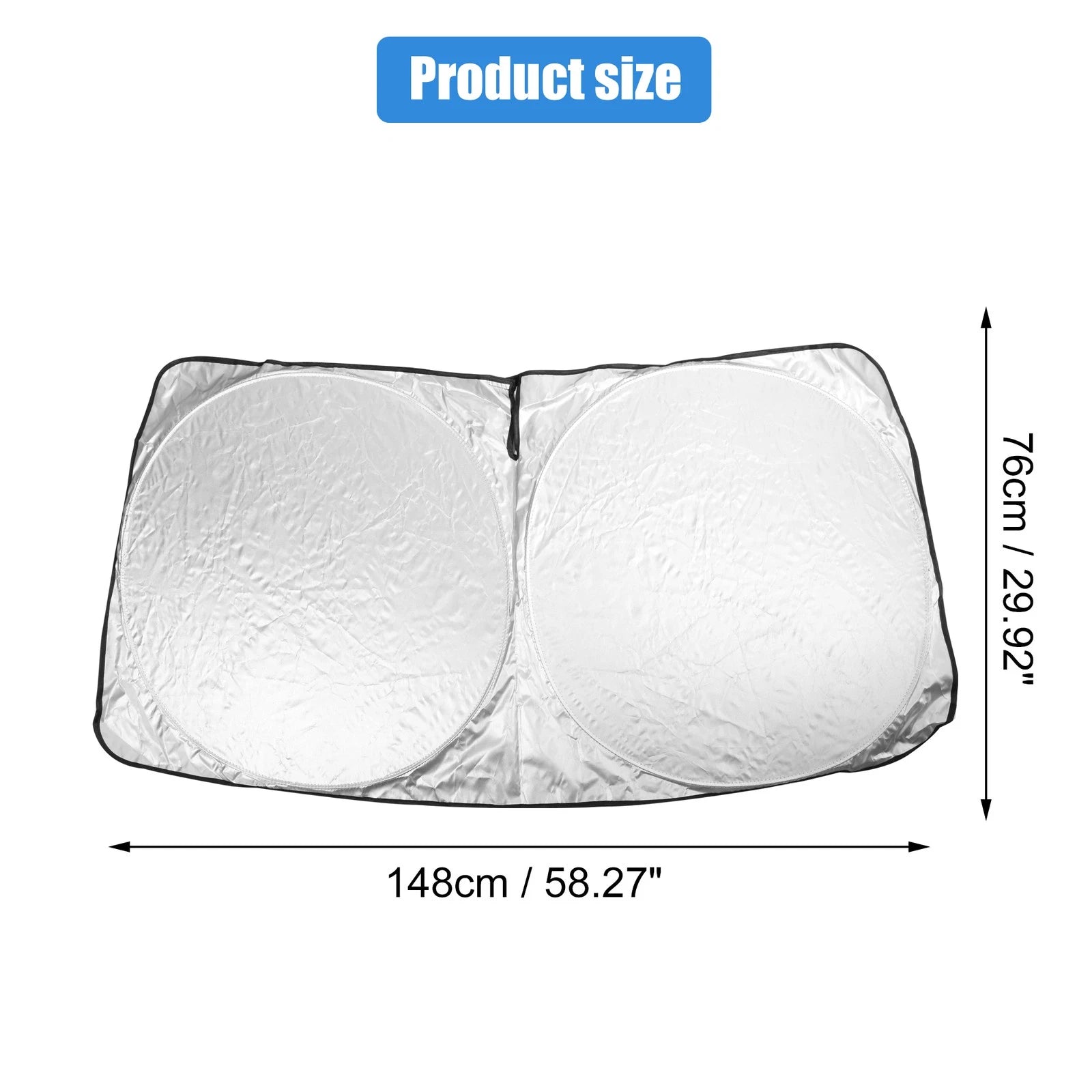 Foldable Windshield Sun Shade for Mercedes-Benz GLE (2016–2019) 148x76cm