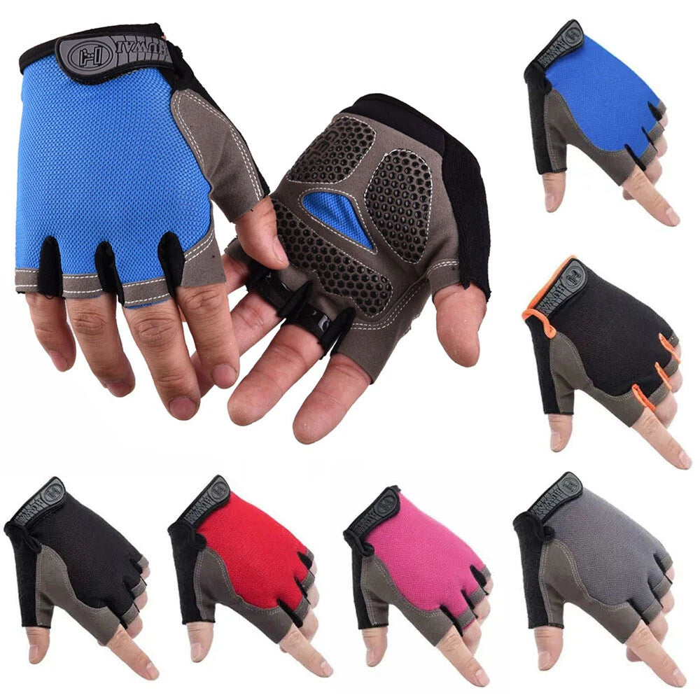 2X Anti-Slip Weight Lifting Gloves for Men Women Fitness Training