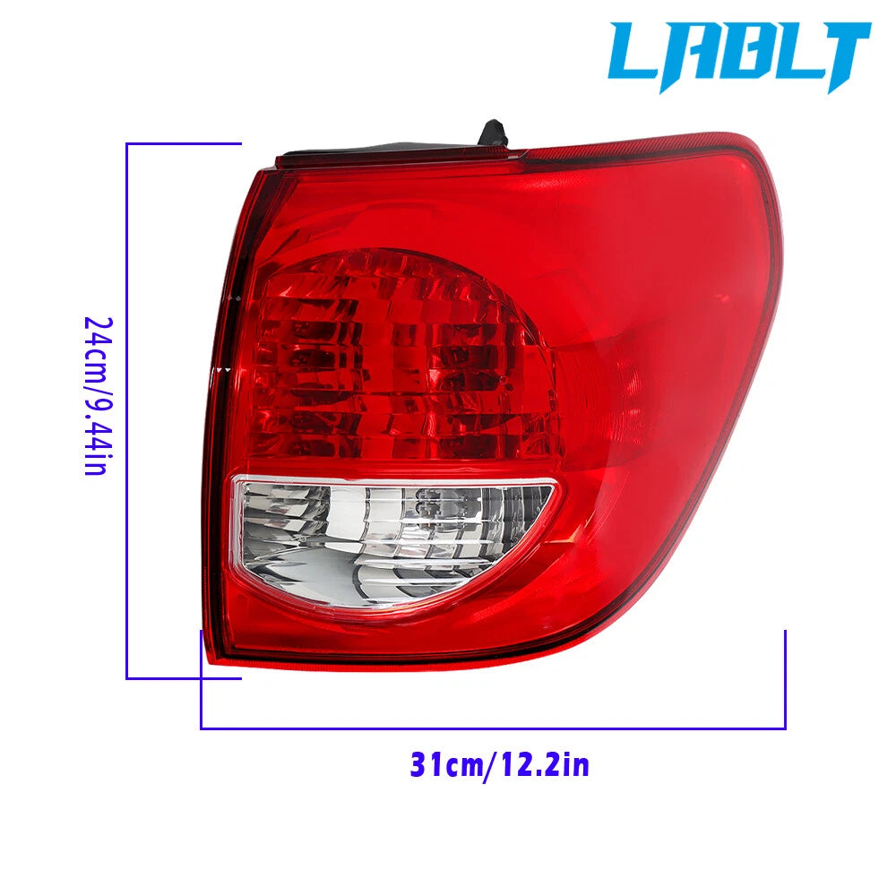 Outer Right Passenger Side Tail Light Lamp for Toyota Sequoia (2008–2017)