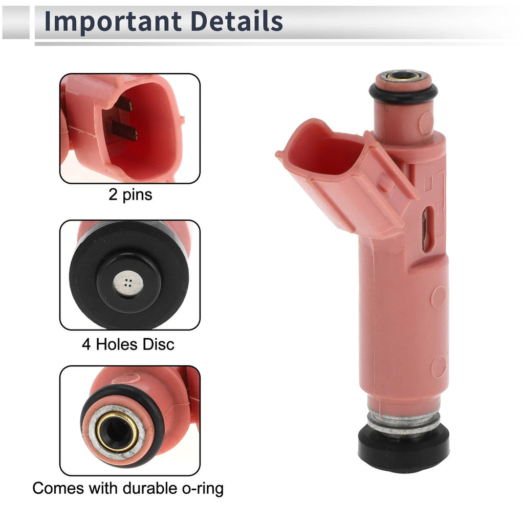 Fuel Injector Replacement for Toyota RAV4 00-05 1pc Pink