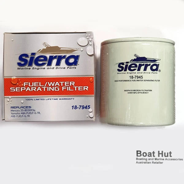10 Micron Replacement Fuel Filter for Mercury Sierra (35-802893Q, 18-7945)