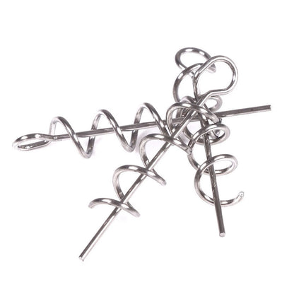 Centering Spring Lock Pin for Soft Lure Bait Worm Crank Fishing