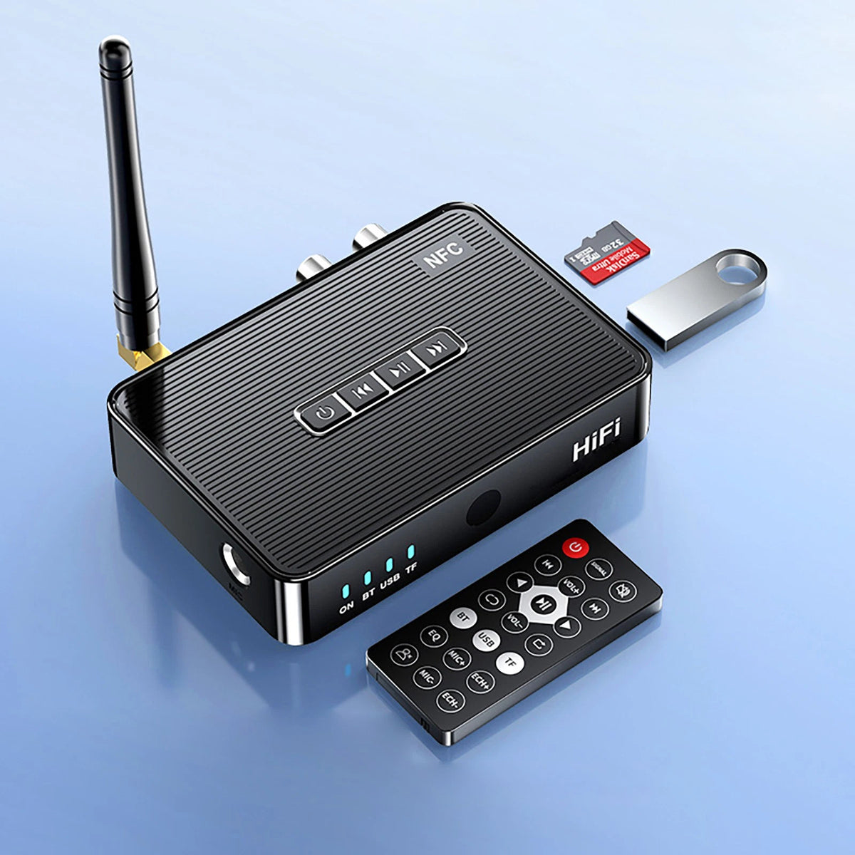 Bluetooth 5.1 Receiver Adapter for RCA Stereo Audio Amplifier (Universal)