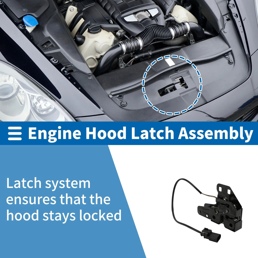 Hood Latch Assembly Replacement for Audi S4 (2001–2009)