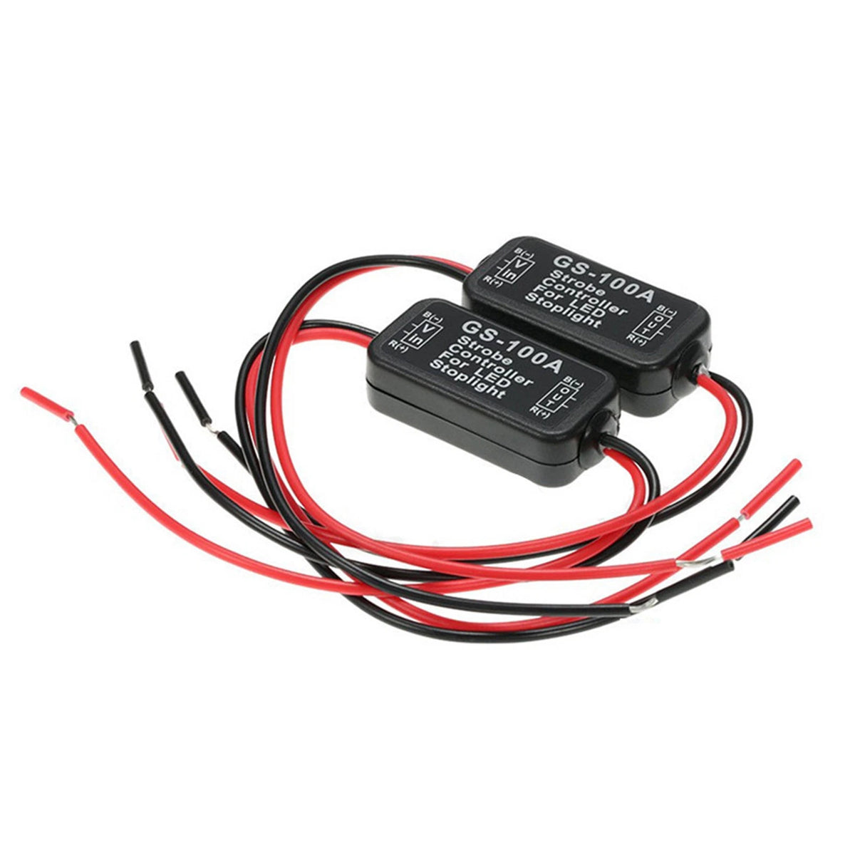 2X LED Brake Tail Stop Light Controller Module for Universal Vehicles (12V)