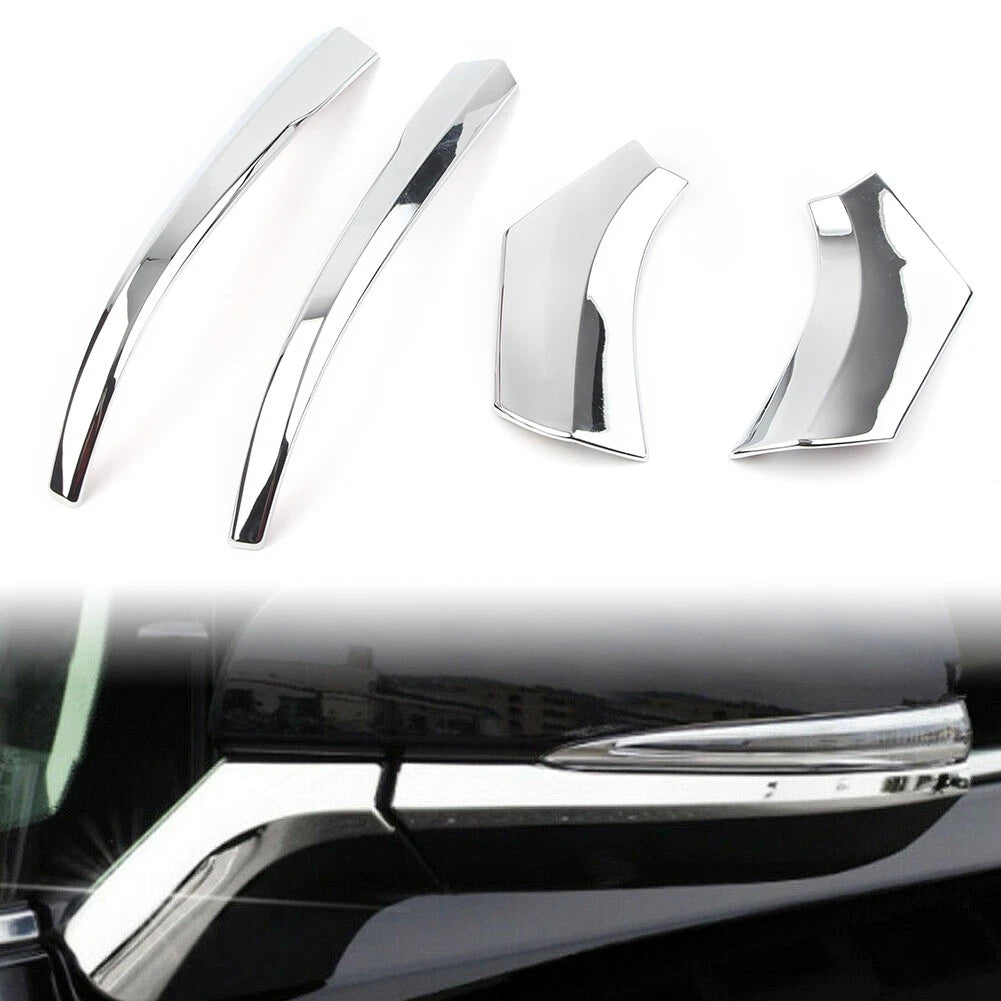 Chrome Side Mirror Molding Cover Trim for Toyota RAV4 (2019–2020)