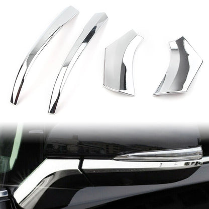 Chrome Side Mirror Molding Cover Trim for Toyota RAV4 (2019–2020)