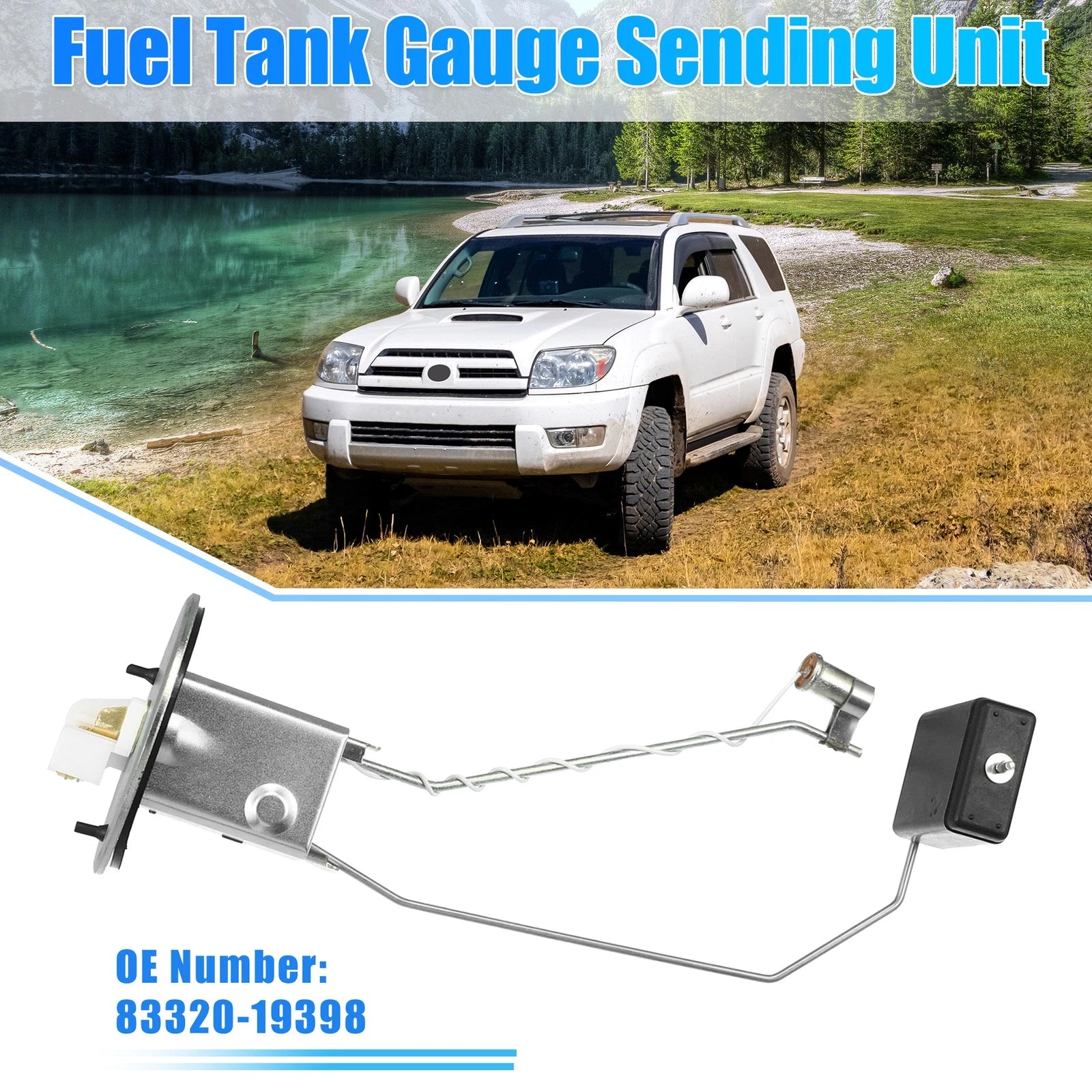 Fuel Tank Float Gauge Sending Unit Replacement for Toyota Corolla (1979–1987)