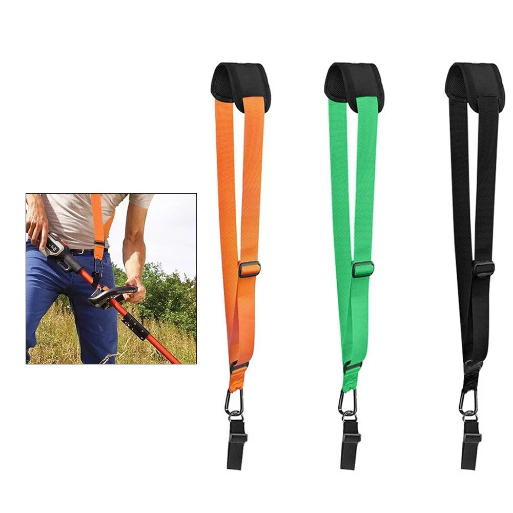 Removable Padded Harness Strap with Metal Hook for Yard Tools (Compatible)