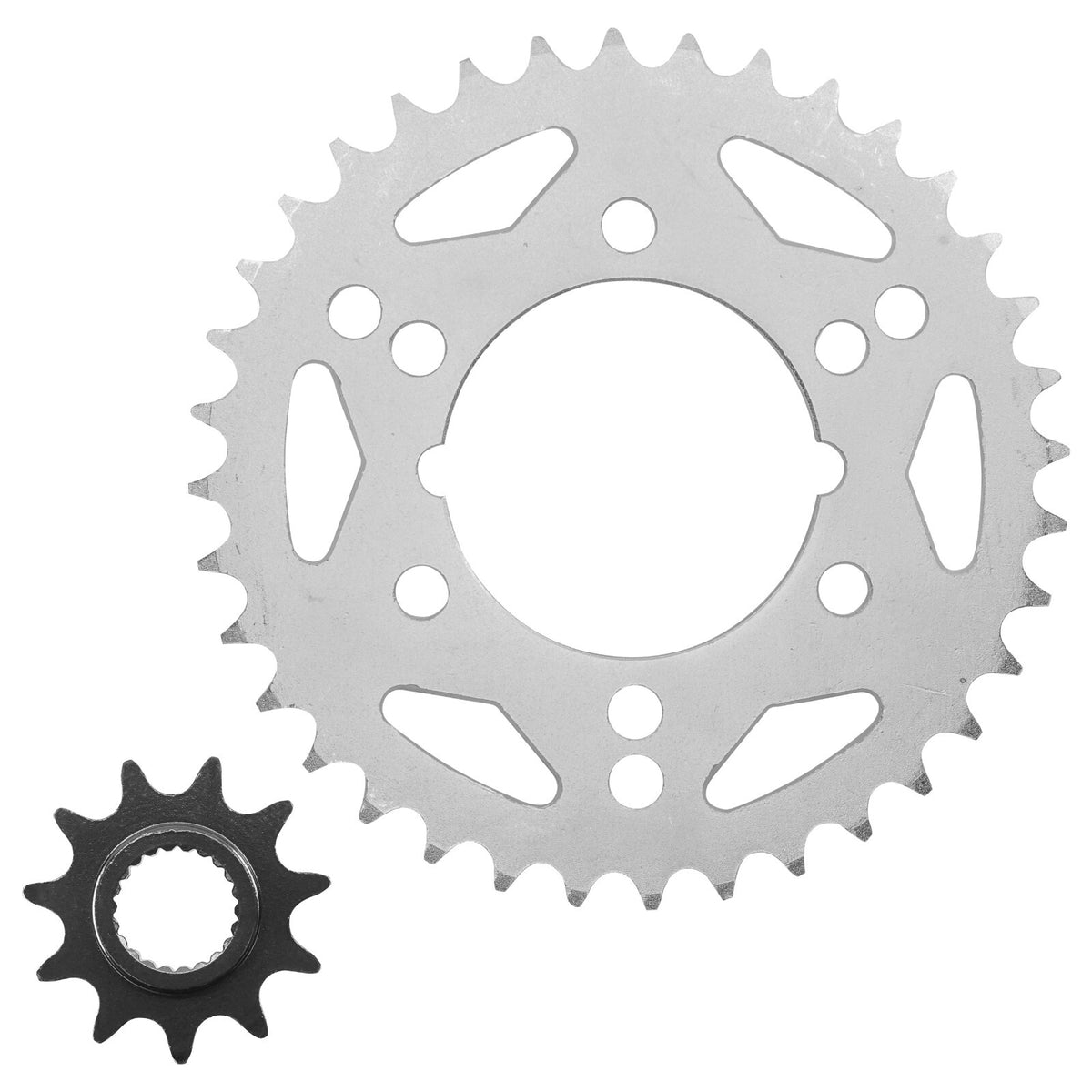Front and Rear Sprockets Kit for Polaris Trail Blazer 250 (2001–2003)