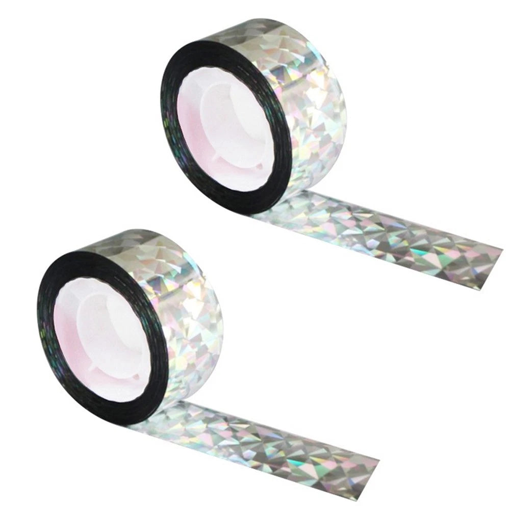 2 Roll high-quality Bird Scare Tape Double Side Ribbon for Bird Control