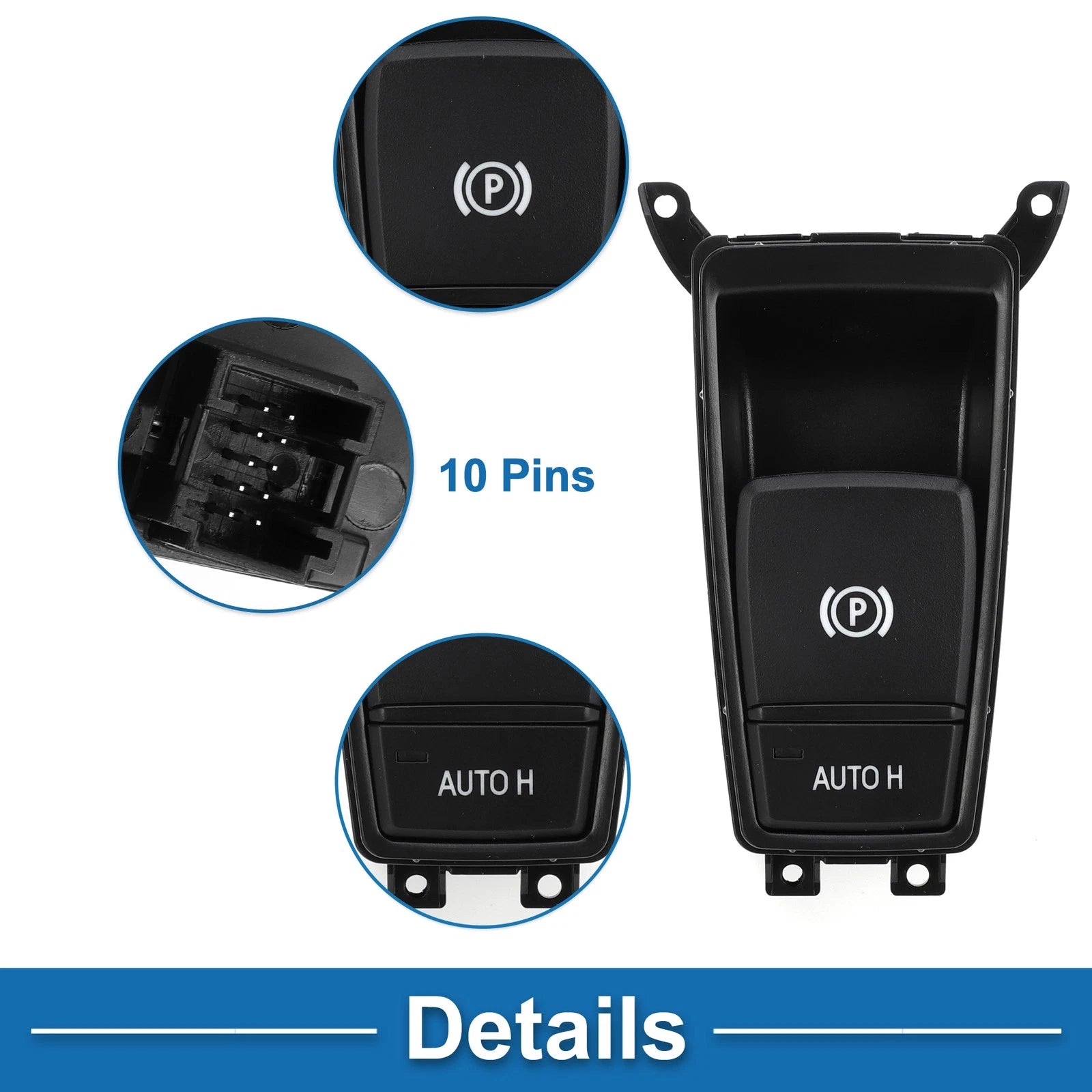 Parking Brake Switch Button Replacement for BMW 528i 2009–2011