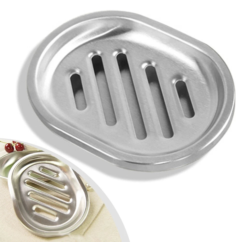 Stainless Steel Soap Dish for Organizing Soaps and Sponges