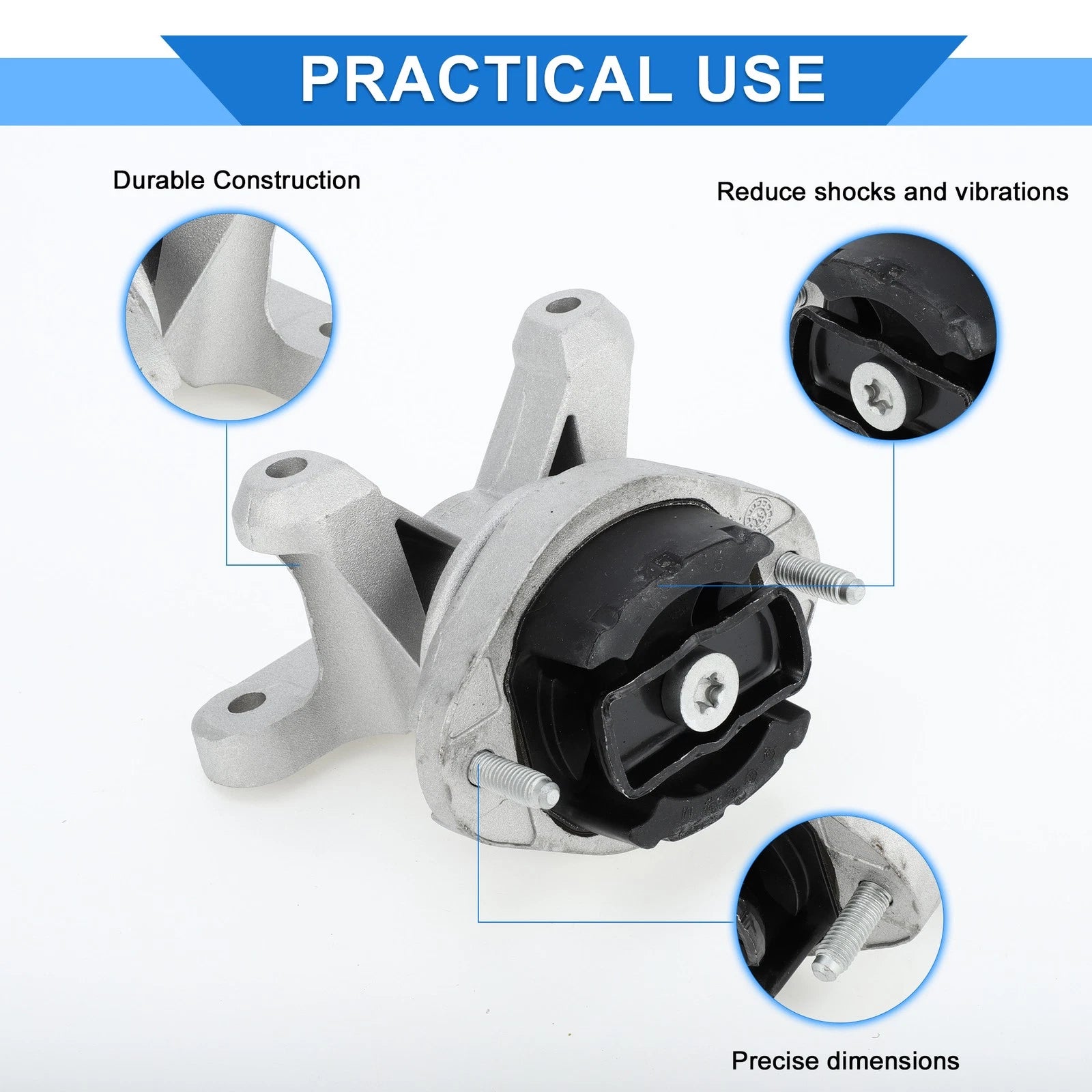 Engine Motor Mount Replacement for Audi A4 (2006–2008)