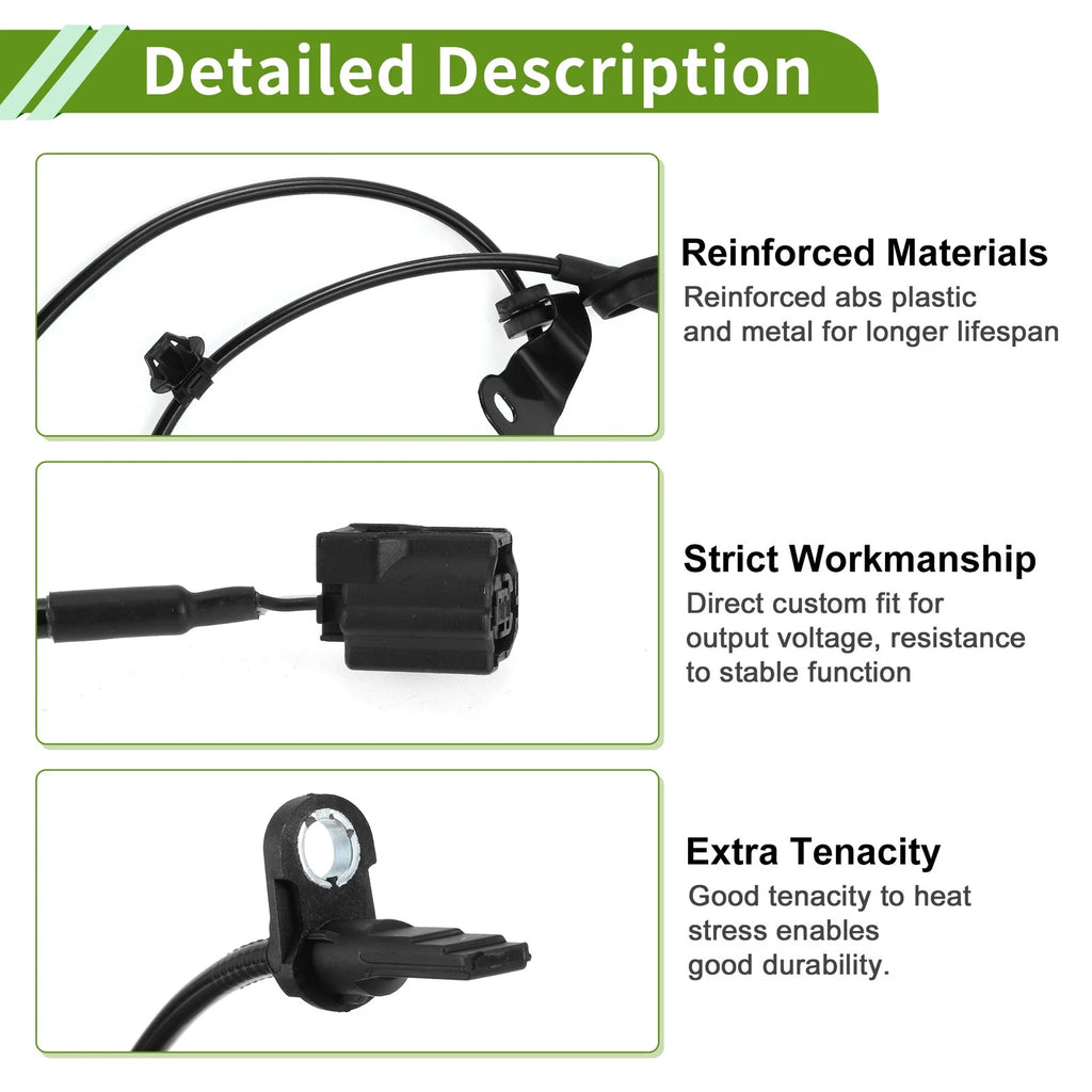 ABS Wheel Speed Sensor Rear Left Replacement for Toyota 86 (2012–2021)