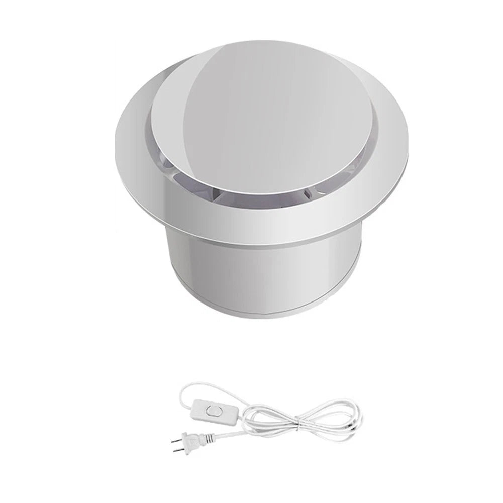 Quiet Wall Exhaust Fan for Bathroom Kitchen (23W, 190m3/h, 35dB)