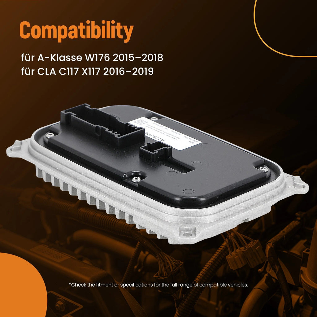 LED Headlight Control Module Ballast for Mercedes-Benz W176 (2015–2018)