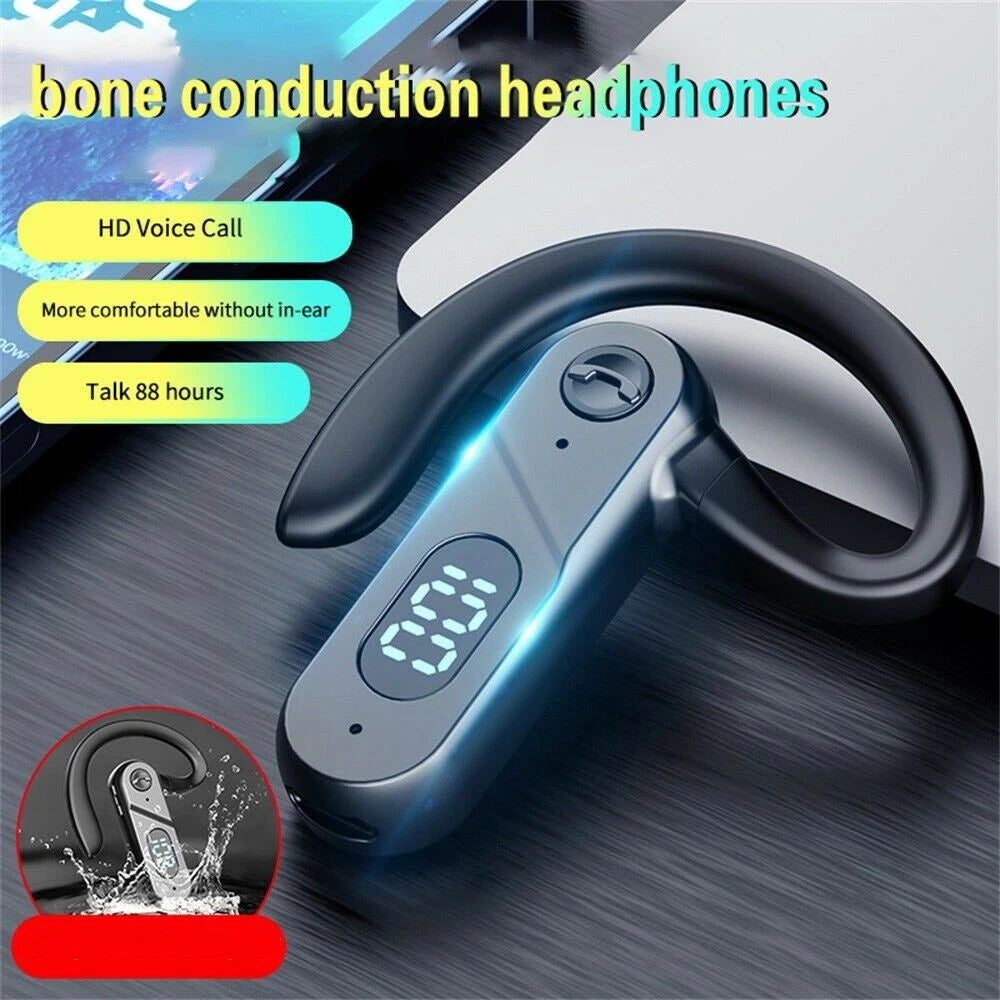 Wireless Bluetooth Earpiece Headset Earbuds Noise Cancelling for