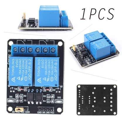 2X 5V Two Channel Relay Module with Optocoupler for PIC AVR DSP ARM