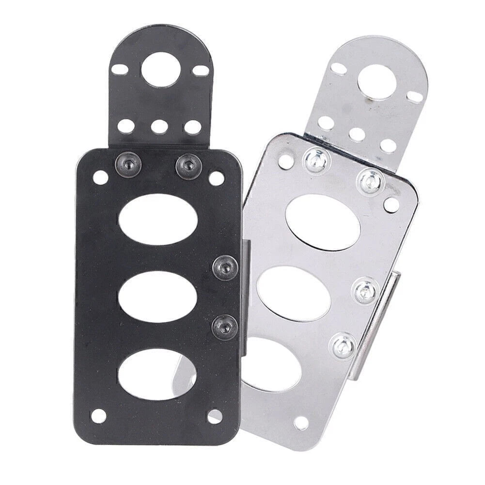 Side Mount License Plate Bracket for Harley 3/4" & 20mm Axles (No Light)