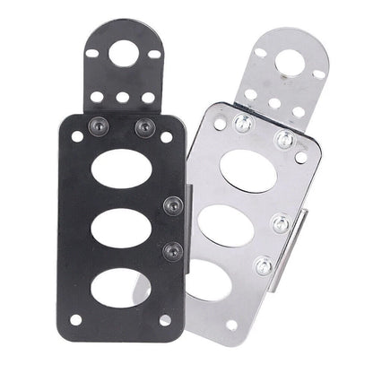 Side Mount License Plate Bracket for Harley 3/4" & 20mm Axles (No Light)