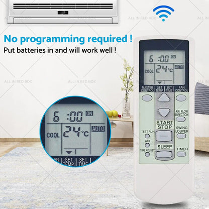 A/C Remote Control for Fujitsu AR-DJ2 DJ3 DJ4 DJ8 DJ9