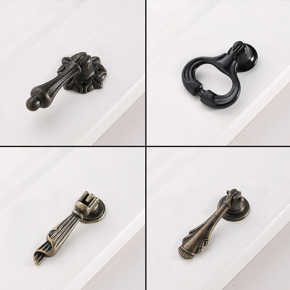 Set of 10 Vintage Drawer Pull Handles for Kitchen Cupboard Cabinets