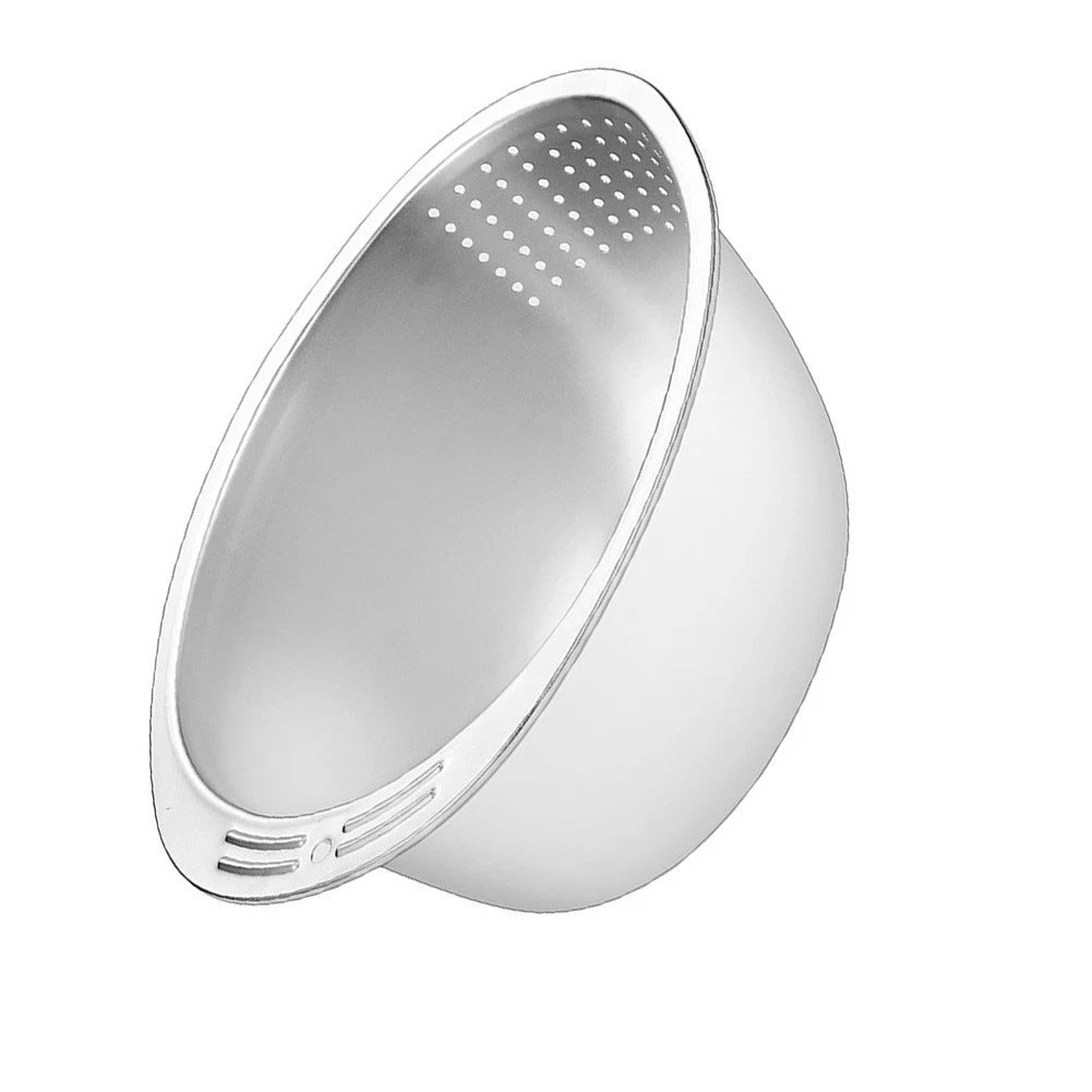 Stainless Steel Rice Washing Bowl Colander Strainer 26.3 x 12.8 cm