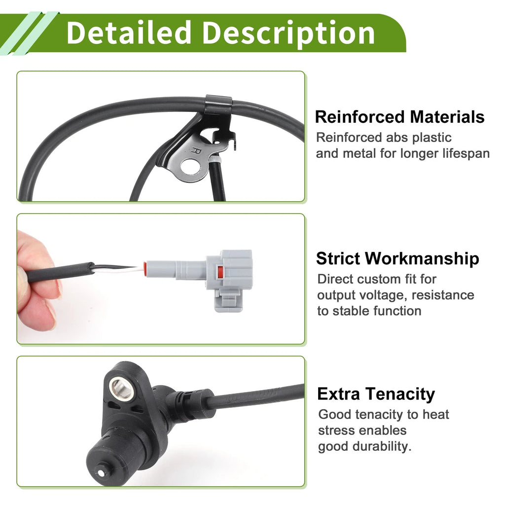 ABS Wheel Speed Sensor Front Left for Toyota Prius (2004–2008)