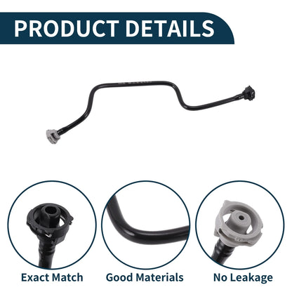 Radiator Hose for Porsche Macan (2014) No. 95B122447F Rubber Coolant Pipe