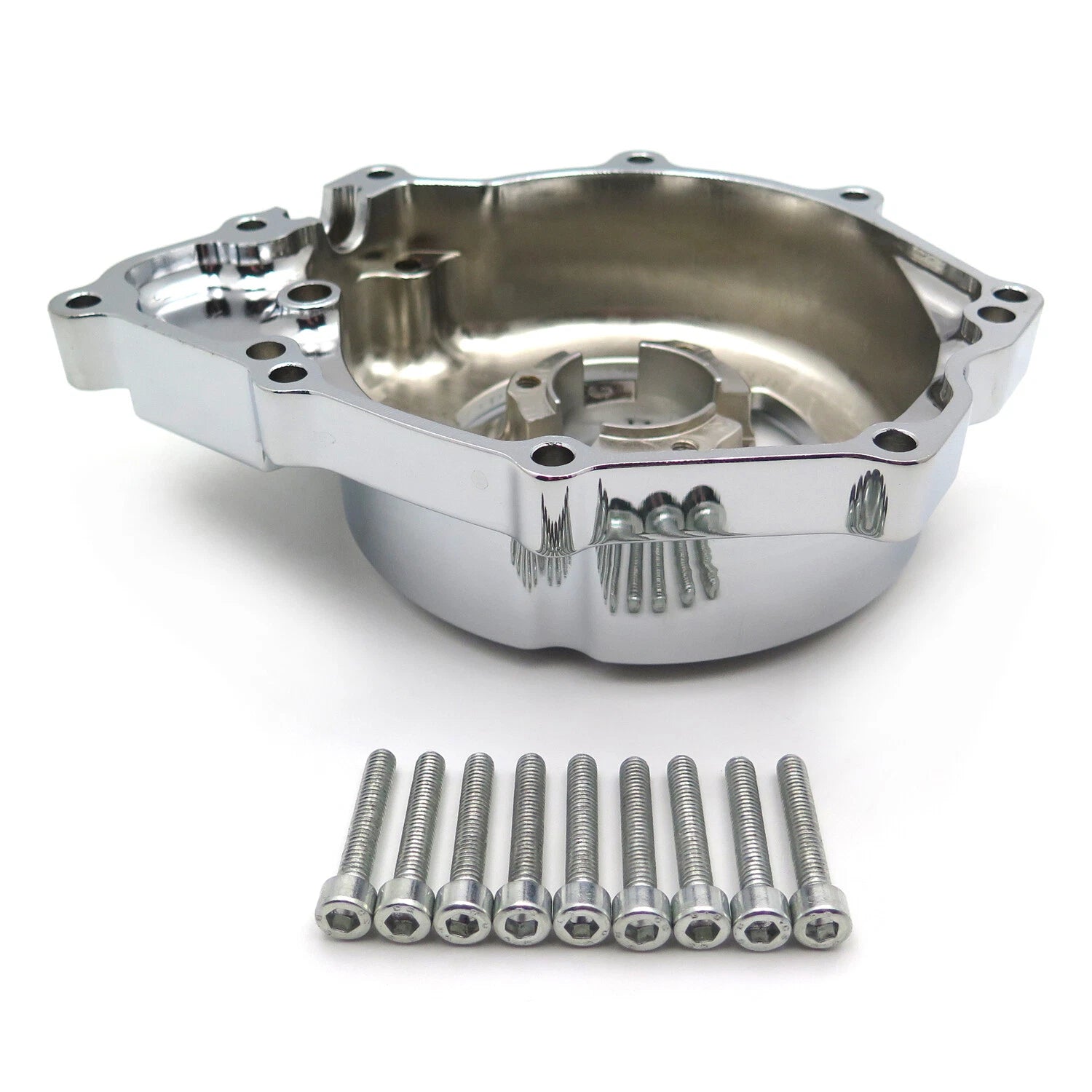 Left Billet Engine Stator Cover for Yamaha YZF-R6 (2006–2021) Chrome