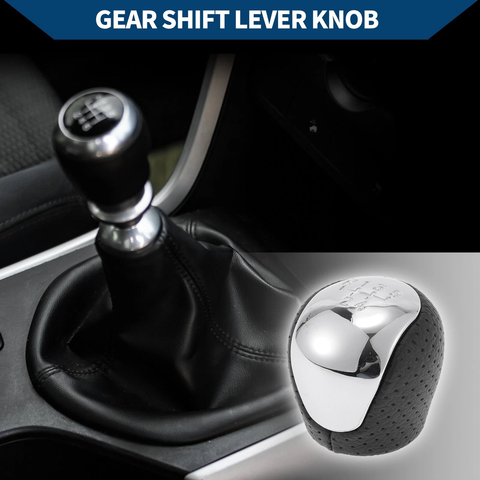 Gear Shift Knob 5 Speed Manual Replacement for Hyundai Elantra (2009–2012)
