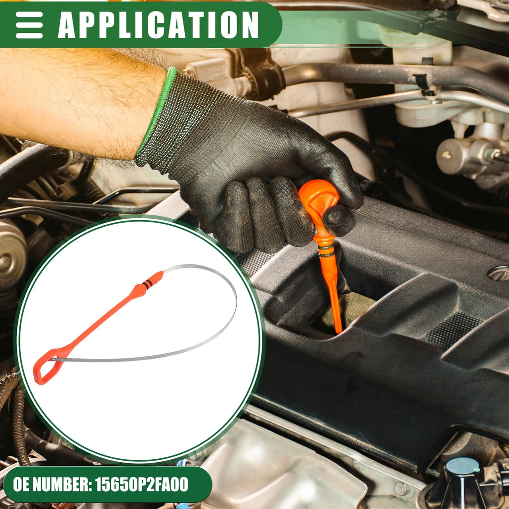 Engine Oil Dipstick Indicator Replacement for Honda Civic (1996–2000) Orange