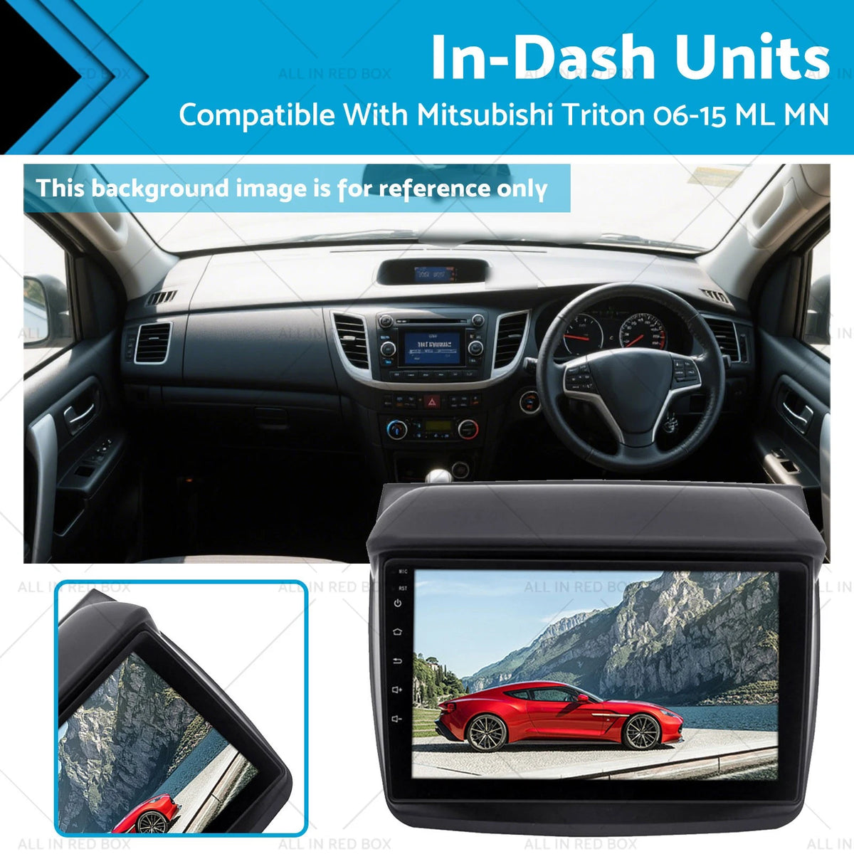 In-Dash CarPlay Stereo GPS Navi for Mitsubishi Triton (2006–2015)