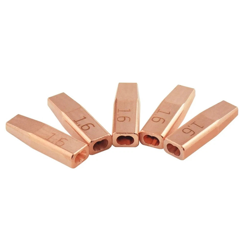 5pcs Double Wire Guide Welding Nozzle Copper for CQWY SUP21S Torch
