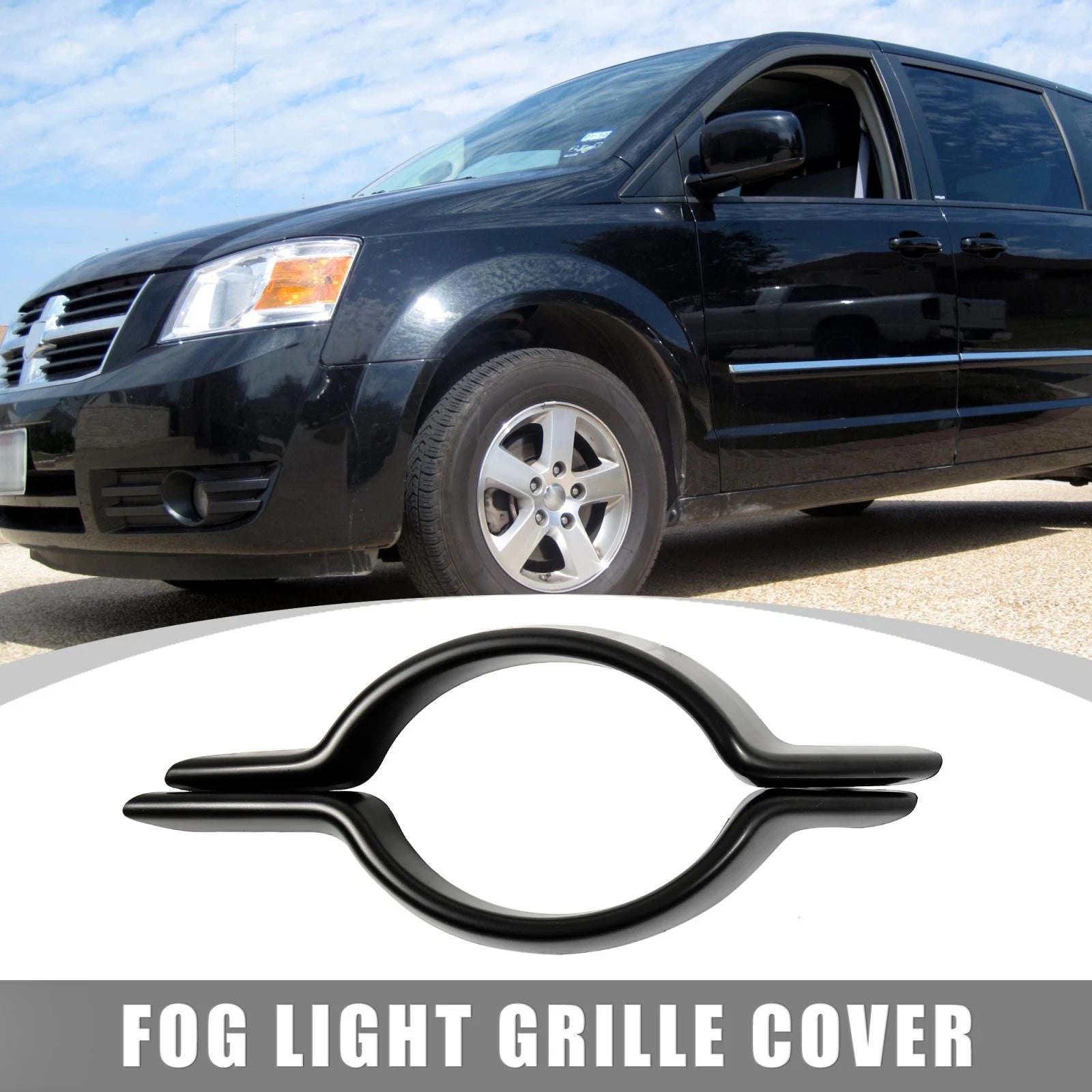 Front Right Fog Light Grille Cover Replacement for Dodge Journey (2014–2020)