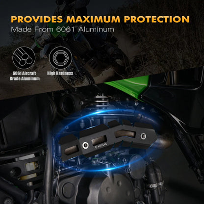 Muffler Header Pipe Guard for Kawasaki KLR650 (2008–2018)