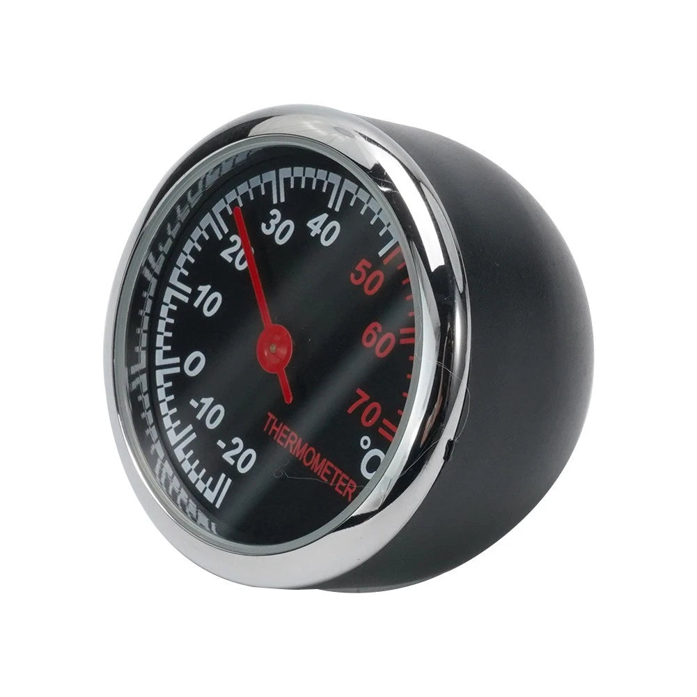Digital Clock Thermometer Gauge for Dashboard Ornament (Universal Fit)