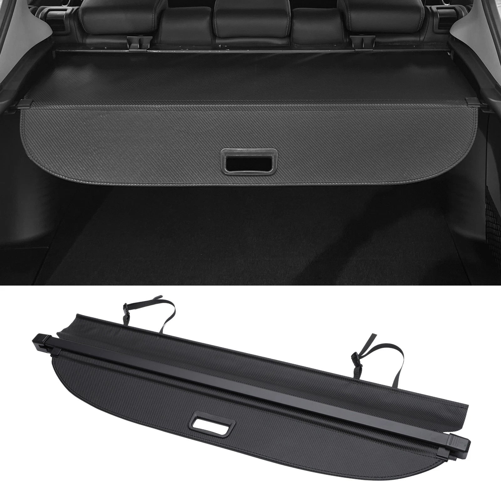 Retractable Cargo Cover Replacement for Subaru Forester (2013–2018) Black
