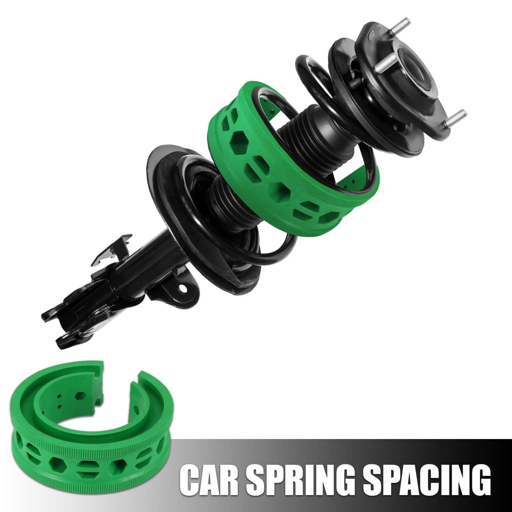 2pcs Coil Spring Rubber Buffer Green Car E Type Universal for Ford Chevy