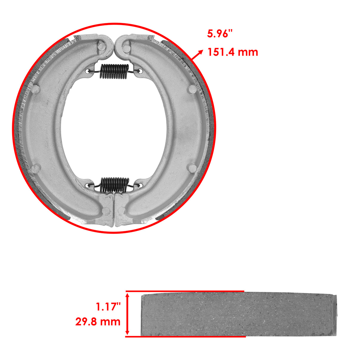Rear Brake Drum Panel Replacement for Honda TRX300 Fourtrax (1988–2000)