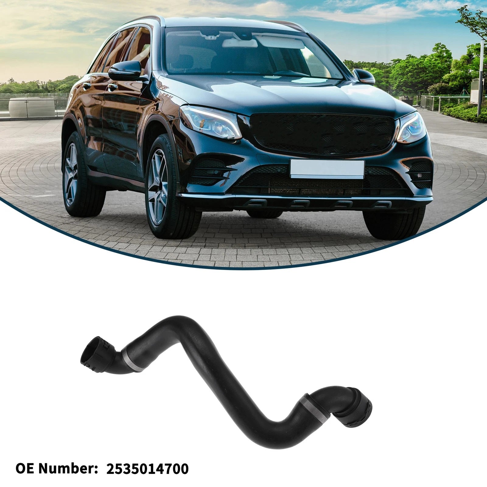 Radiator Hose Replacement for Mercedes-Benz GLC (X253) (2015–2022)