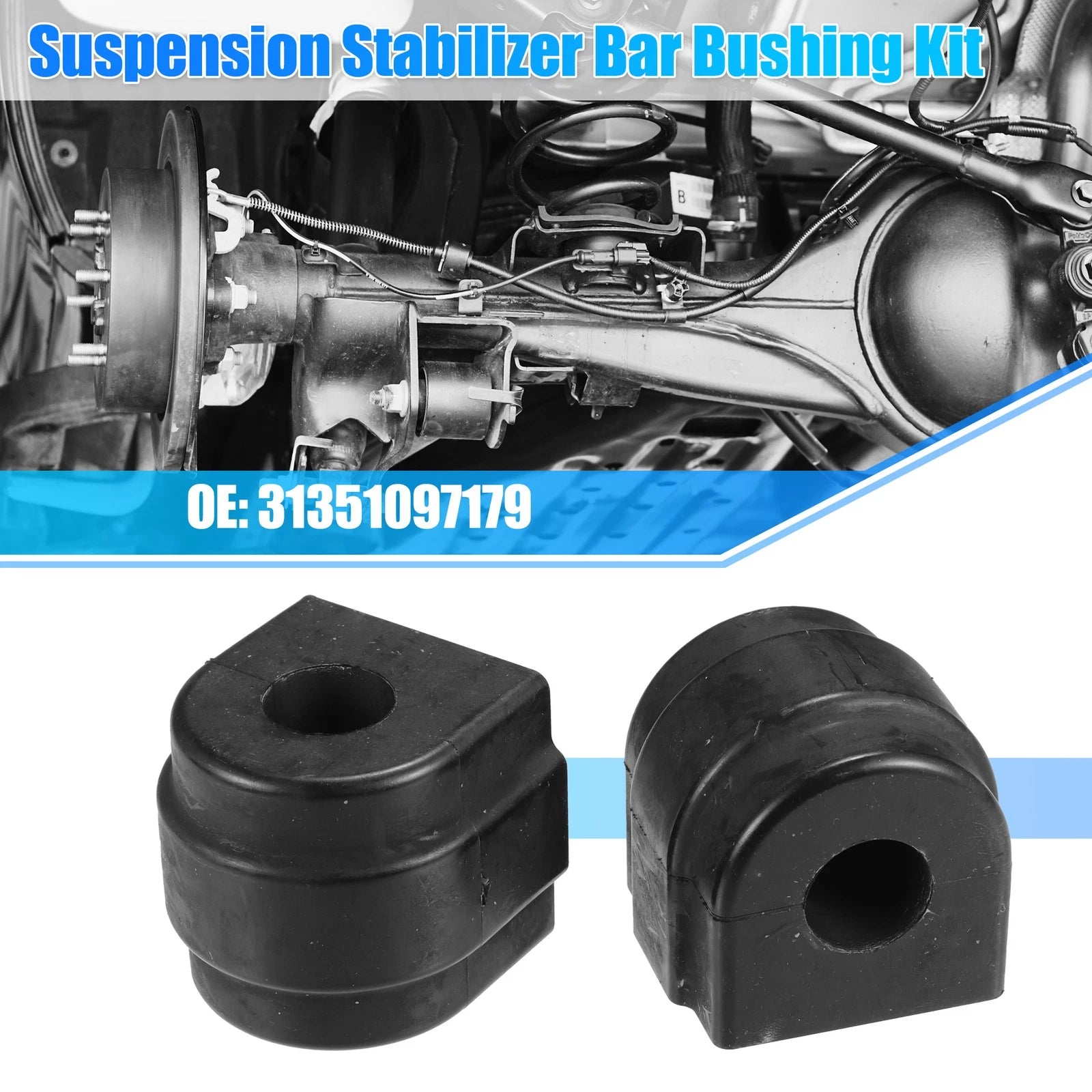 2PCS Stabilizer Bar Bushings Replacement for BMW 323i (1999–1999)