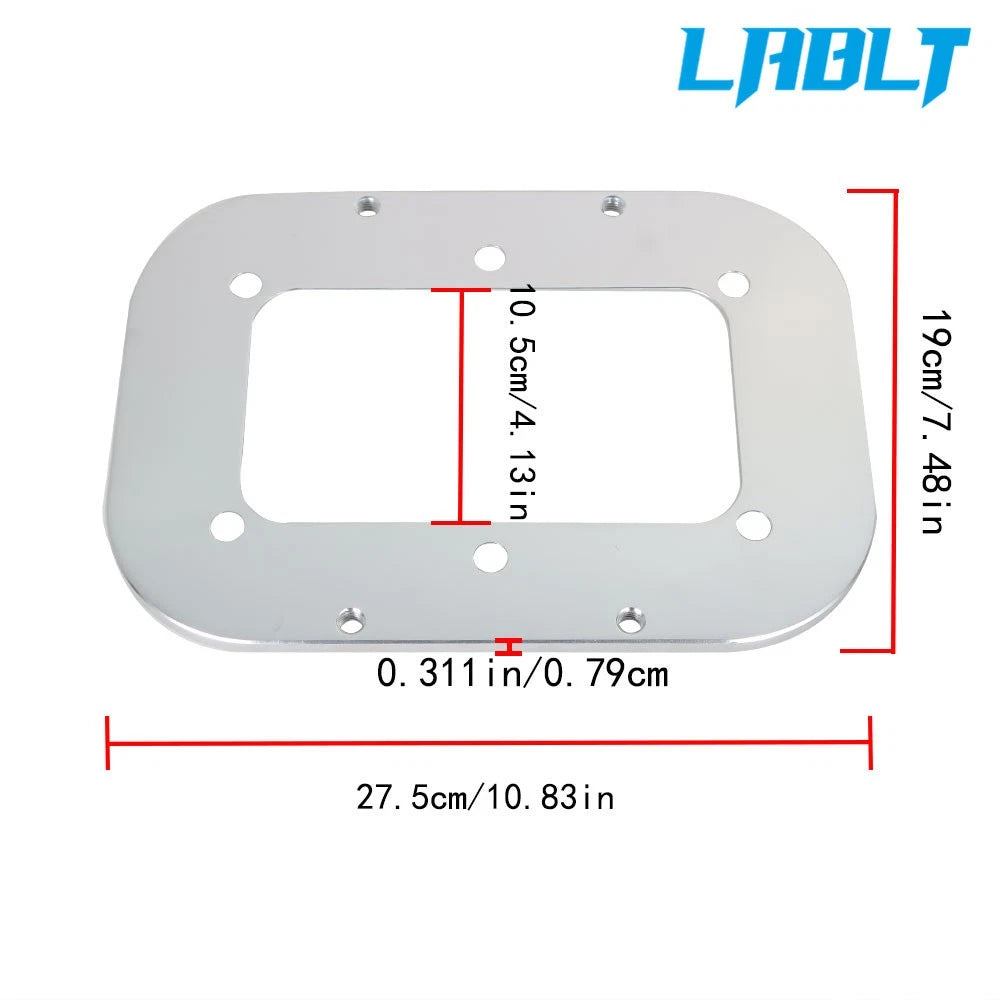 Aluminum Billet Battery Relocation Tray for Optima 34/78