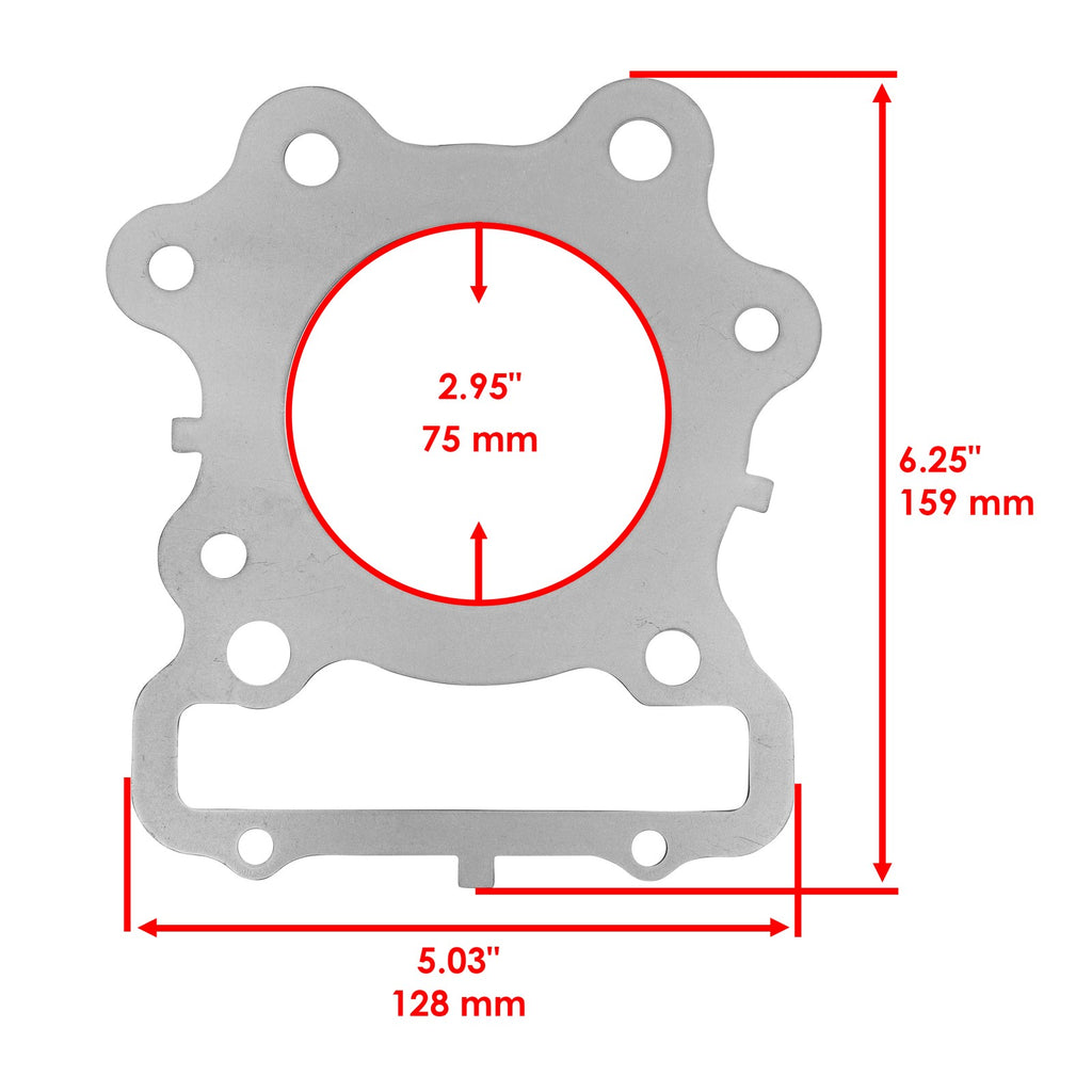 Cylinder Head Gasket Replacement for Honda Big Red 250 ATC250 (1985–1987)